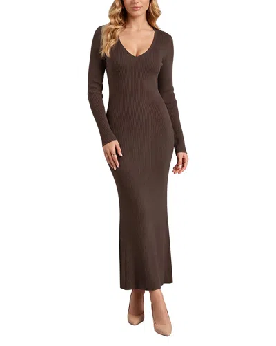 Alma King Maxi Dress In Brown
