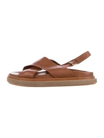 Pre-owned Alohas Leather Sandals In Brown
