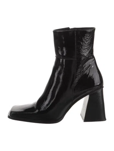 Pre-owned Alohas Patent Leather Boots In Black