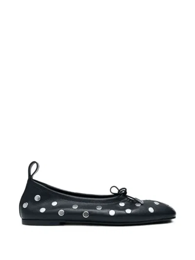 Alohas Rosalind Stud-embellishment Ballet Flats In Black