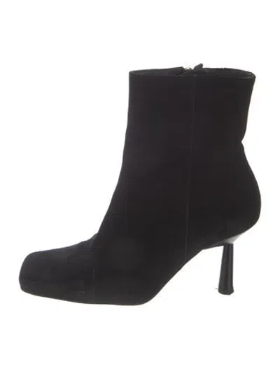 Pre-owned Alohas Suede Boots In Black