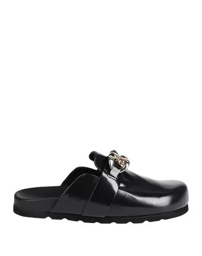 Alohas Woman Mules & Clogs Black Size 6 Soft Leather