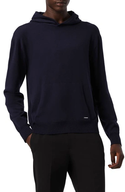 Alphatauri Foton Seamless 3d Hoodie Sweater In Navy