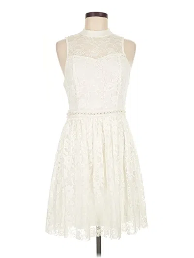 Pre-owned Altar'd State Cocktail Dress In Ivory