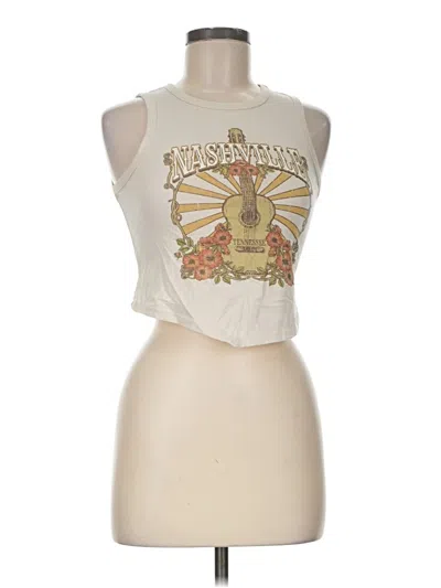 Pre-owned Altar'd State Sleeveless T-shirt In Ivory