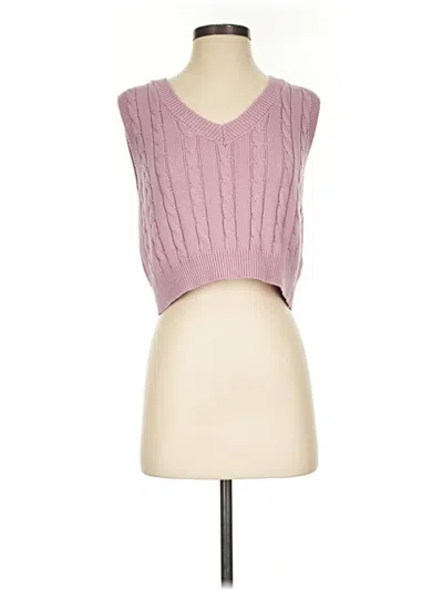 Pre-owned Altar'd State Sweater Vest In Pink