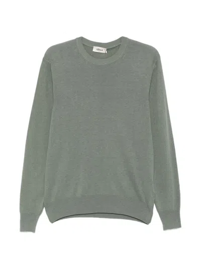 Altea Crew-neck Long-sleeve Sweater In Green