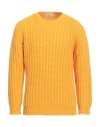 Altea Man Sweater Apricot Size L Virgin Wool In Orange