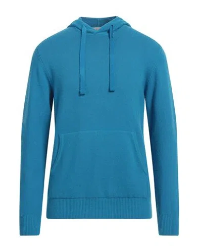 Altea Man Sweater Azure Size L Virgin Wool In Blue