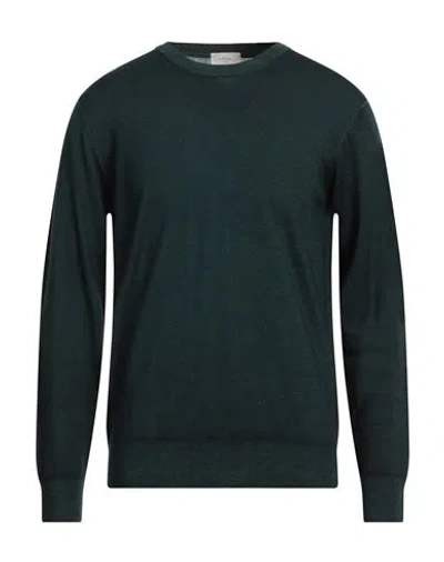 Altea Man Sweater Dark Green Size L Virgin Wool
