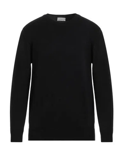 Altea Man Sweatshirt Black Size S Cotton In Black