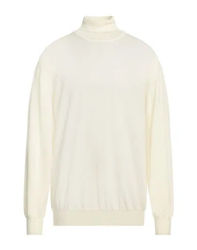 Altea Man Turtleneck Ivory Size 4xl Virgin Wool In White