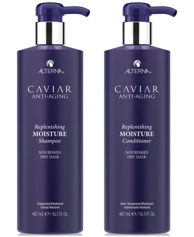 Alterna 2-pc. Caviar Replenishing Moisture Shampoo & Conditioner Set In White