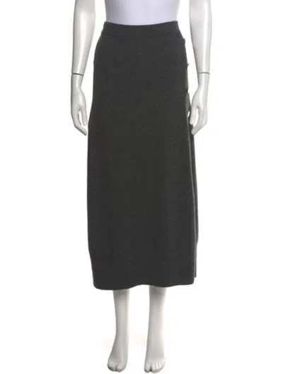 Pre-owned Altuzarra Cashmere Midi Length Skirt In Grey