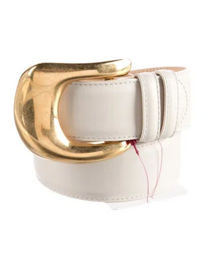 Pre-owned Altuzarra Leather Belt In White