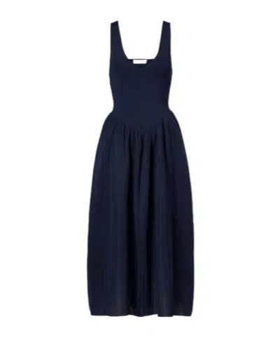 Altuzarra Lollie Maxi Dress In Blue