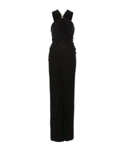 Altuzarra Marlene Pleated Gown In Black