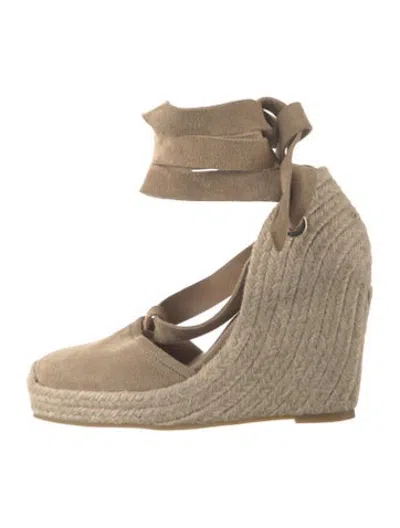 Pre-owned Altuzarra Suede Pumps In Neutrals