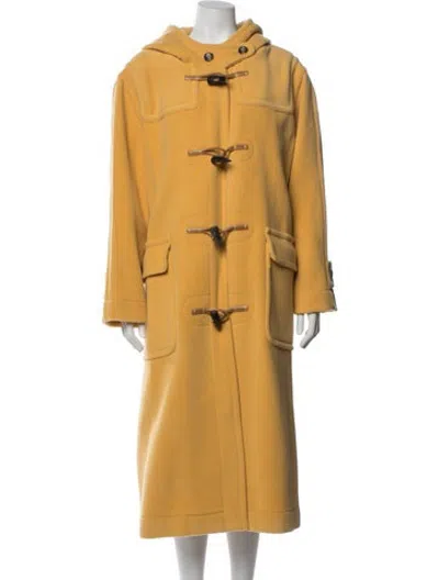 Pre-owned Altuzarra Virgin Wool Coat W/ Tags In Yellow