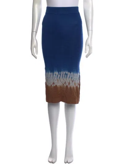 Pre-owned Altuzarra Wool Midi Length Skirt In Blue