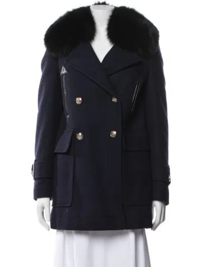 Pre-owned Altuzarra Wool Peacoat In Blue