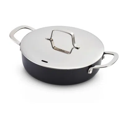 Alva Maestro 3.5-quart Ceramic Nonstick Sauté Pan With Lid In Silver