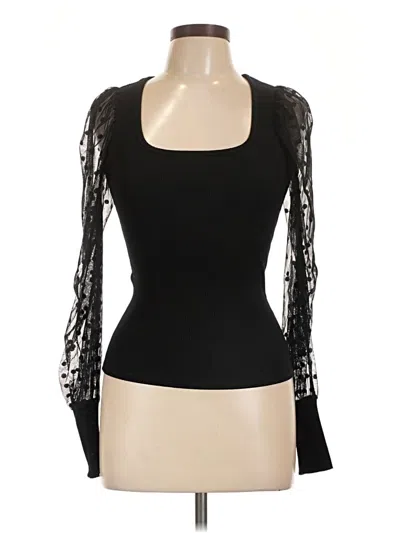Pre-owned Alya Long Sleeve T-shirt In Black