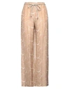 Alysi Woman Pants Light Brown Size 4 Cupro In Beige