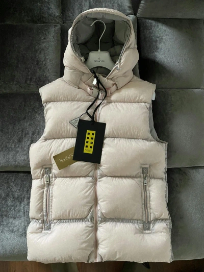 Pre-owned Alyx X Moncler Genius X 1017 Alyx 9sm Draby Puffer Down Vest $ 1790 In Pink