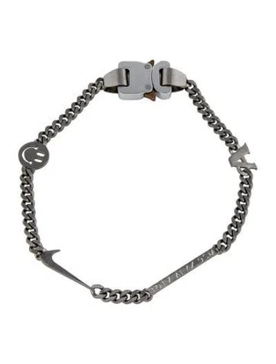 Pre-owned Alyx X Nike Swoosh Hero Chain Collar Necklace, 18" In Multicolor