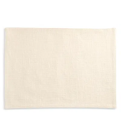 Aman Imports Slub Placemat - Exclusive In White