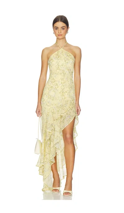Amanda Uprichard Carlina Dress In Cornsilk