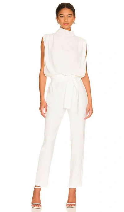 Amanda Uprichard X Revolve Fabienne Jumpsuit In Ivory