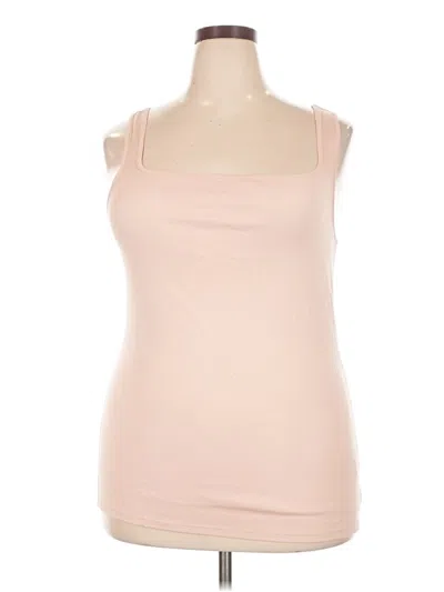 Pre-owned Amazon Essentials Tank Top Pink Strapless Neckline Tops