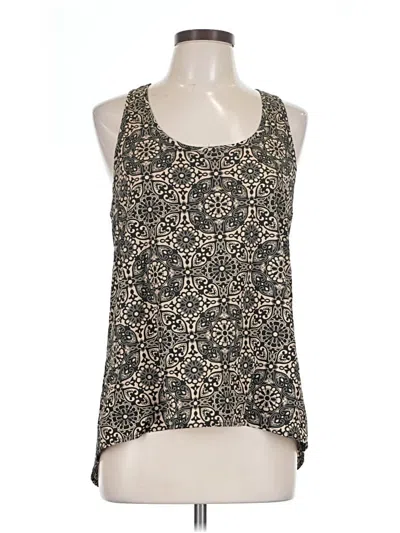 Pre-owned Ambiance Apparel Sleeveless Blouse In Black