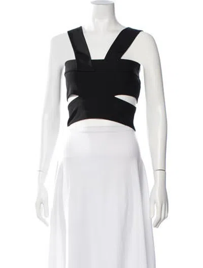 Pre-owned Ambush Asymmetrical Sleeveless Crop Top W/ Tags In White