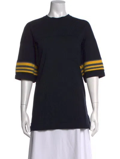 Pre-owned Ambush Crew Neck Short Sleeve T-shirt In Black