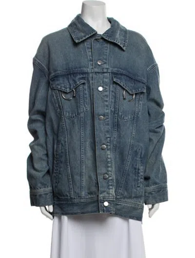 Pre-owned Ambush Denim Jacket In Blue