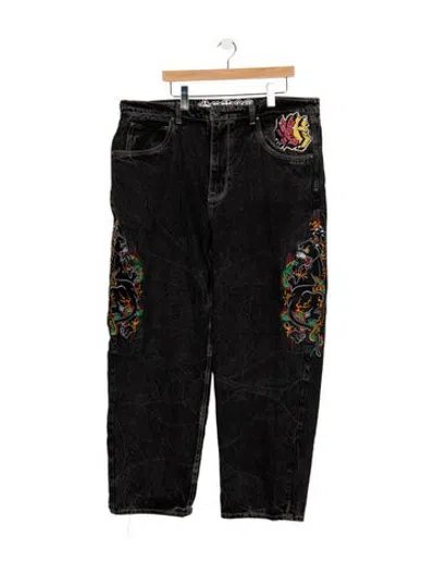 Pre-owned Ambush Relaxed Fit Jeans In Black