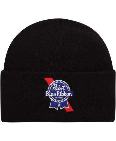 American Needle Men's  Black Pabst Blue Ribbon Cuffed Knit Hat