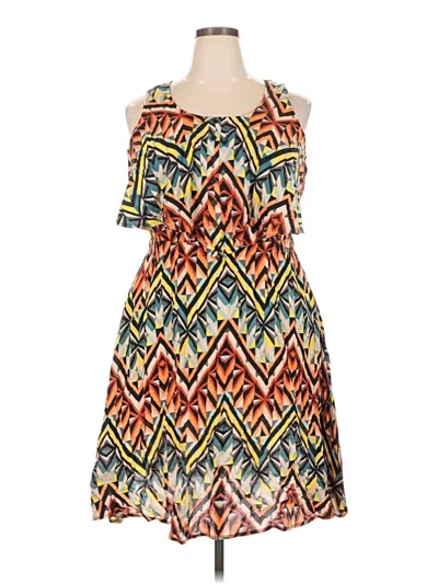 Pre-owned American Rag Cie Casual Dress In Orange