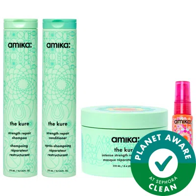 Amika Super Strands Strength Repair Hair Routine Set