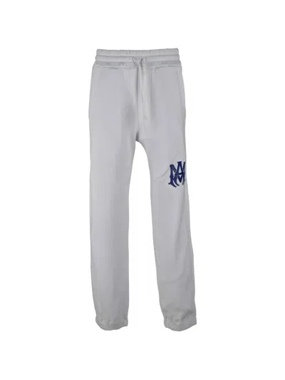 Amiri Kids' Logo-print Track Pants In Gray