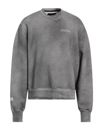 Amiri Man Sweatshirt Grey Size L Cotton