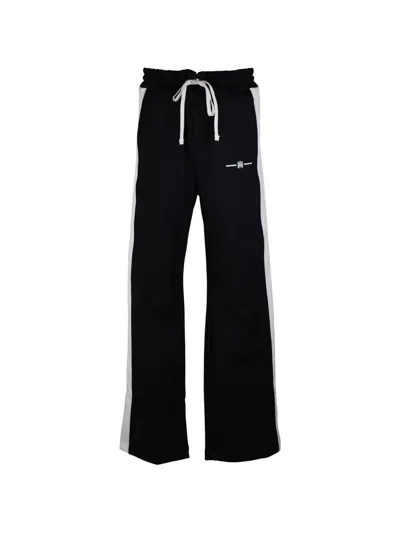 Amiri Kids' Side-stripe Drawstring Trousers In Black