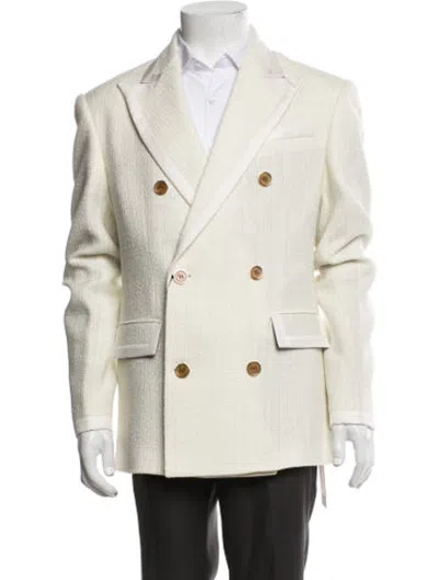 Pre-owned Amiri Tweed Pattern Blazer W/ Tags In Neutrals