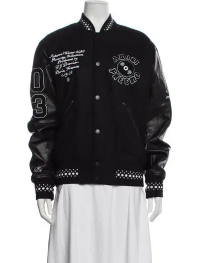 Pre-owned Amiri Wool Bomber Jacket W/ Tags In Black