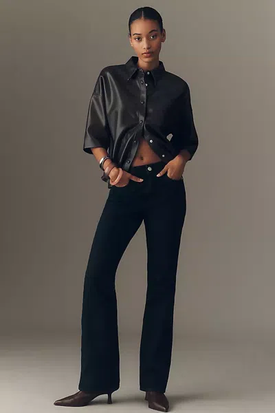 Amo Marcena High-rise Bootleg Jeans In Black