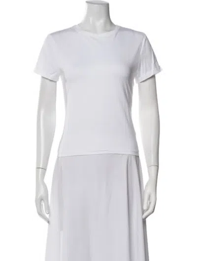Pre-owned Amomento Crew Neck Short Sleeve T-shirt In Neutrals
