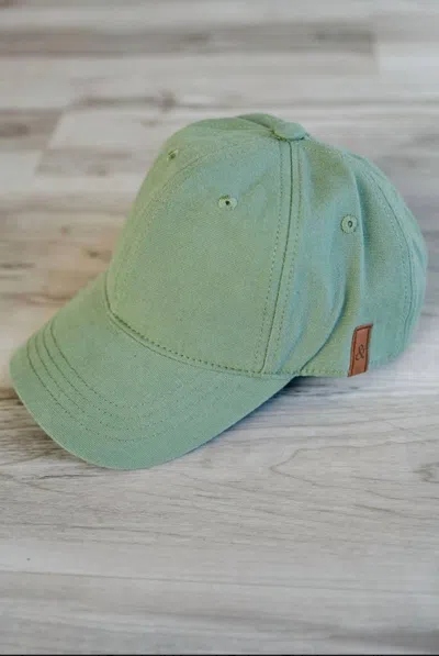 Ampersand Ave Baseball Hat In Vintage Voque In Green
